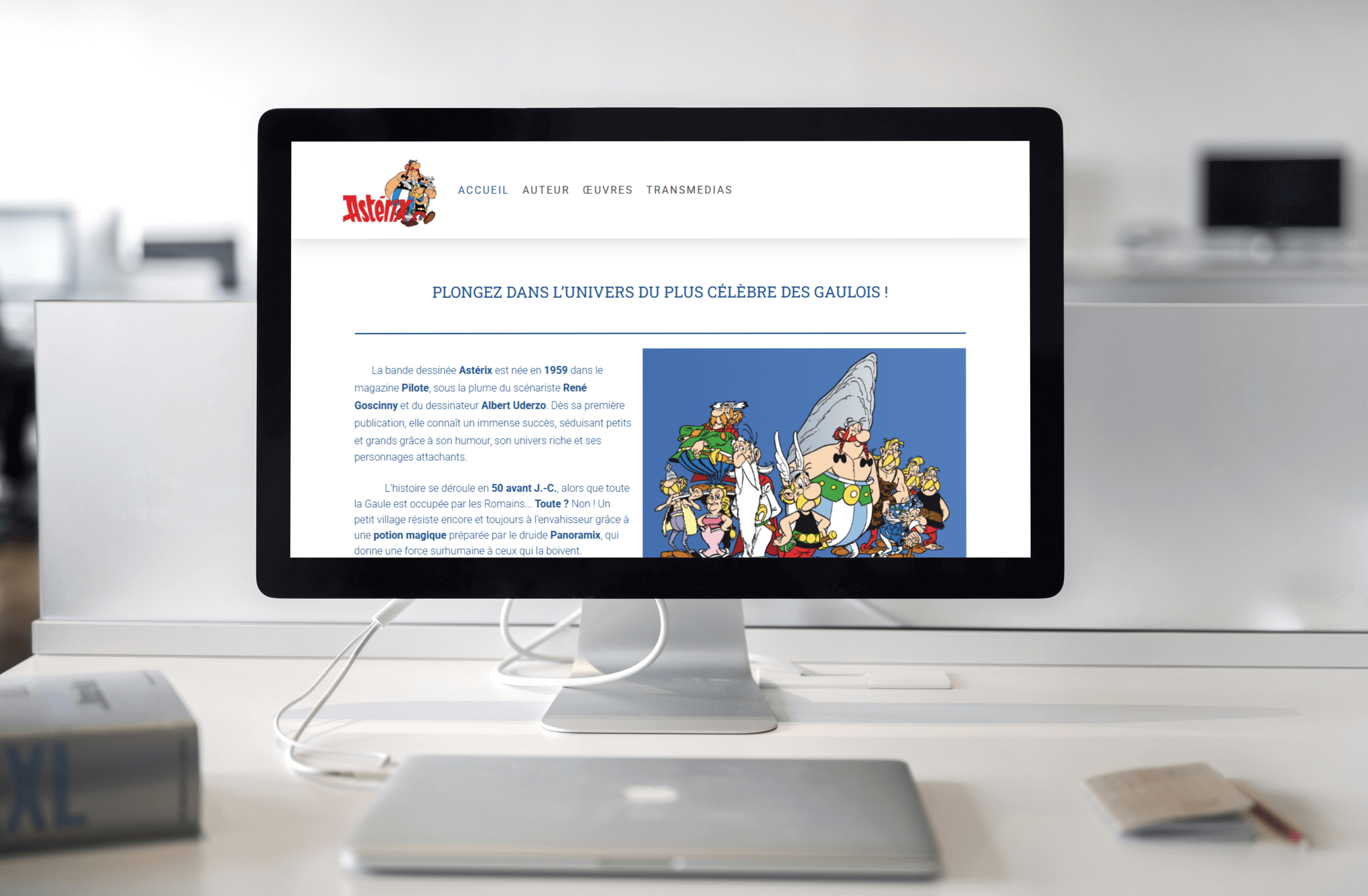 Aperçu du projet Astérix & Obélix